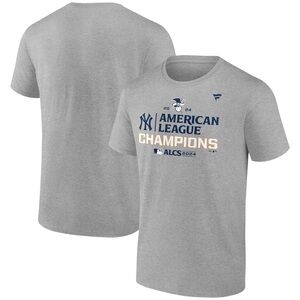NEW 2024 NY Yankees AL Champions Tee ⚾ Fanatics Shirt S/L NWT Sealed MLB